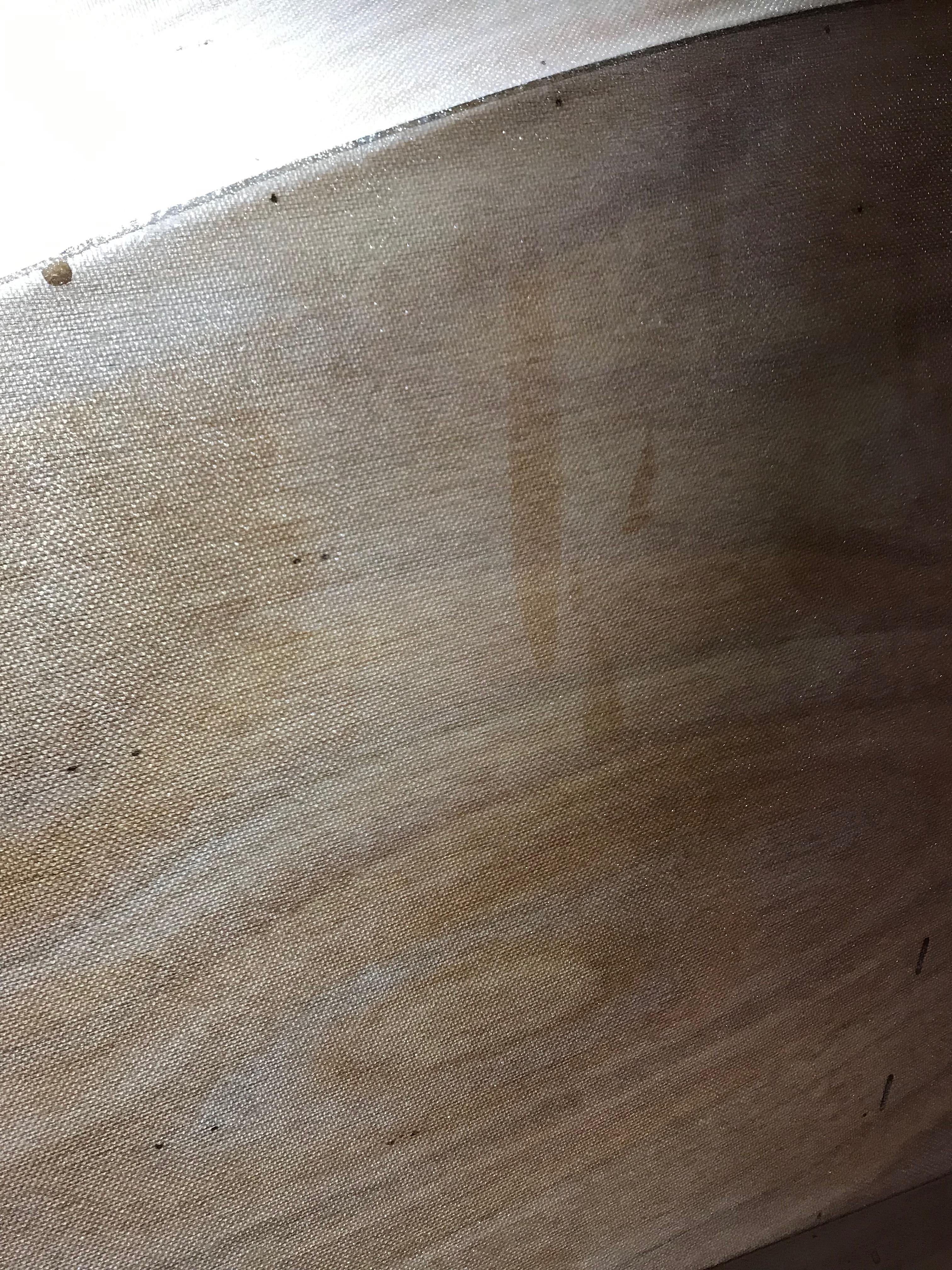 wood stained by epoxy